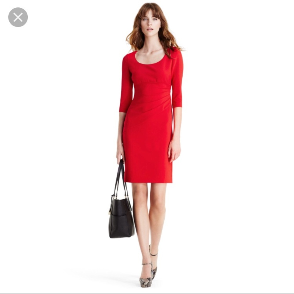 ✨ SALE ✨ Diane Von Furstenberg Red Lillian Dress